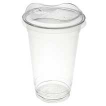 커피촌 16온스 PET컵 + 스트로우프리 리드 세트, 470ml, 1세트