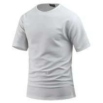 다꾸앙 남성용 베이직 라운드 반팔 티셔츠 B04C4_tc1312