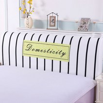 앤티스 패브릭 디지털 프린팅 침대 헤드 커버, 스트라이프