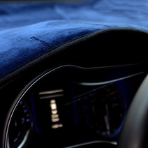 어바인클래스 벨벳 논슬립 대쉬보드 커버 미드나잇블루 + 스카이 + 더스트백, 기아, K9(스피커무/HUD유)