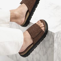 캔티드 데일리 벨크로 커플 슬리퍼