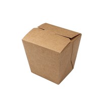 더담다 크라프트 일회용 누들박스 소, 1개입, 100개