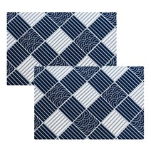 블럭마트 일본풍 식탁매트 2p, type2, 45 x 30.5 cm