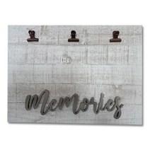 빈티지 Memory 데코 우드 액자, 화이트