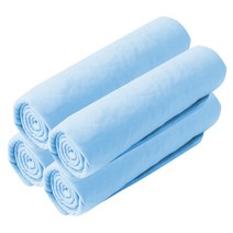 블럭마트 심플 반려동물타월 4p, 블루