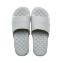 블럭마트 엠보싱 욕실화 그레이, 1개