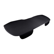 CarStory 자동차 아이스 실크 뒷자석 방석 MS-801, 블랙, 1개