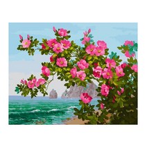 DIY 보석십자수 구슬/비즈/DIY키트, 156_해변의 꽃, 1세트