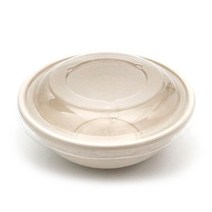 포장대장 펄프 원형 일회용용기 뚜껑포함 1000ml, 1개입, 75개