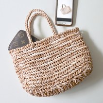 야나 라탄 코바늘 헤링본백 뜨개질 DIY패키지 S, 1세트, 37번