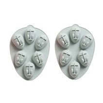 오웬 토끼 아이스몰드, 블루, 2개