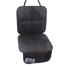 GUNU 카시트 미끄럼방지 보호 패드, 블랙 + 레드, 1개