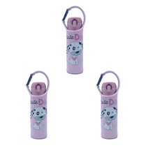 윰스 귀여운 캐릭터 텀블러 파우치커버 500ml, 강아지, 3개