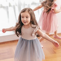 avectoi 여아용 베이직 프릴샤원피스
