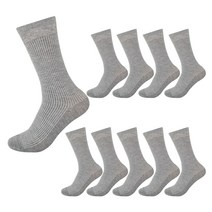 구냥씩 남성용 클래식 잔골지 장목양말 10켤레