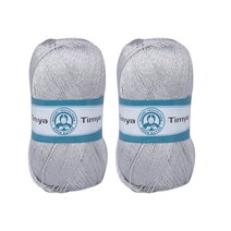 diktas 팀야 여름 뜨개실, 5917 실버, 410m, 1개