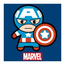 마블 캐릭터 그리기 DIY세트 가와이 20 x 20 cm, 캡틴아메리카2