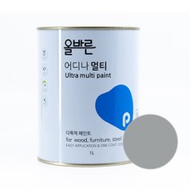 페인트인포 올바른 어디나 멀티 페인트 1L, 내추럴그레이