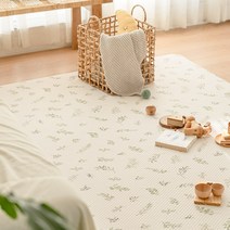 데코뷰 컴포트 올리브리프 양면쿠션 놀이방매트, 아이보리 + 그린 + 화이트 + 바이올렛 + 브라운 + 베이지