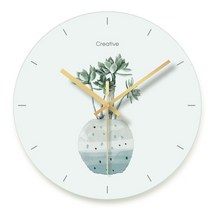 블럭마트 보테니컬 원형 벽시계, TYPE 6