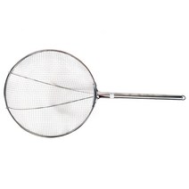 성광 파이프 손잡이 스텐 뜰채 굵은망 3호, 1개