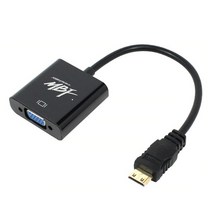 [시리얼컨버터] 엠비에프 MINI HDMI TO VGA 컨버터, MBF-HTVMINIA