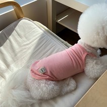 매그독 강아지 나나 끈 민소매, PINK