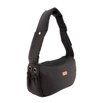 도그아이 반려동물 코튼 슬링백, 블랙