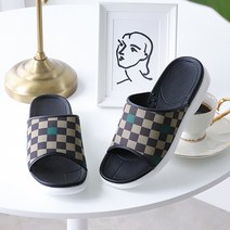 남성용 사각패턴 슬리퍼 YH009