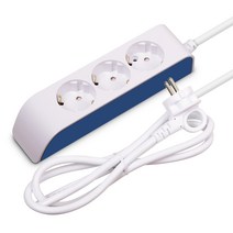 하이탭 디자인 안전 일반 멀티탭 3구 16A HIPM16-3, 10m, 1개