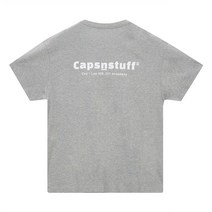 캡스앤스터프 ESSENTIAL 오버핏 오리지널 반팔 티셔츠 CA202TS007