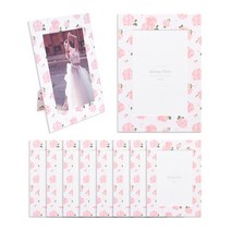 모노라이크 스탠딩 페이퍼프레임 4x6 플로럴 10p, Pink hydrangea