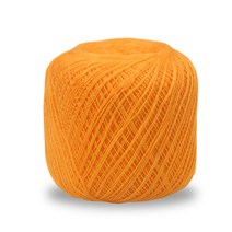 미소털실 파이스타 레이스 뜨개실 50g, 502 오렌지, 1개