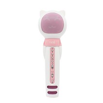 넥시 블루투스 노래방 마이크, NX-M08P(핑크화이트)