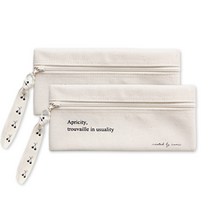 아이코닉 코트니 펜케이스, 03 Ivory, 2개