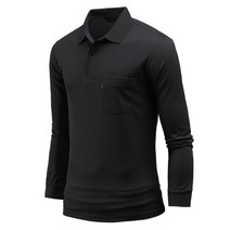 다꾸앙 남성용 쉐이커 포켓 PK 긴팔 카라 티셔츠 C07K9 tp2123