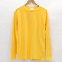 매드시스터 여성용 코튼 20수 긴팔 라운드넥 무지 티셔츠