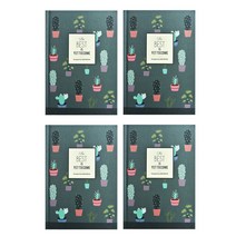 비팬시 유선제본 양장노트, 그린, 4개