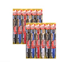 EBISU 프리미엄케어G 보통모 칫솔 랜덤발송, 1개, 12개