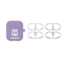 케어베어 에어팟 케이스 + 철가루방지 스티커 2p, 쉐어베어