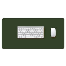 콩 K office 심플 컬러 테이블 키보드 패드 60 x 40 cm + 버클스트랩, 올리브, 1개