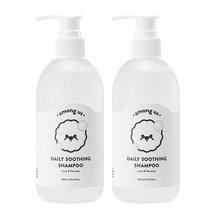 어몽어스 데일리 수딩 강아지 샴푸, 300ml, 2개