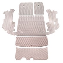 차팡 풀커버 SS 원단 차량용 트렁크매트 새들브라운 + 벨크로 까끌이 15p + 보들이 15p, 기아, 쏘렌토 MQ4 5인승 2020년형(스피커 무), 기아