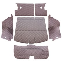 차팡 풀커버 일반 원단 차량용 트렁크매트 초코브라운 + 벨크로 까끌이 15p + 보들이 15p, QM6 페이스리프트 GDe 5인승 2020년형