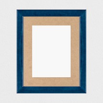 니은기억 원목 탁상 사진액자 프레임 루모스, 코발트블루