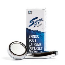 퓨어레인 수압상승 슈퍼젯 와이드 샤워기, 1개