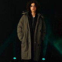 일꼬르소 남성용 오버핏 구스 롱다운