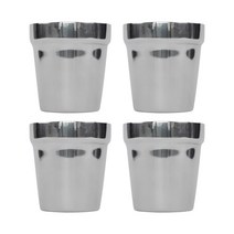 캠핑 스텐 이중컵 160ml, 4개