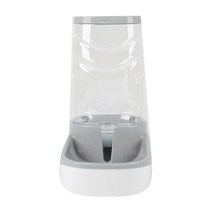 더플로우 대용량 대리석패턴 스마트 댕냥이 밥그릇 급수기 3.8L, 그레이, 1개