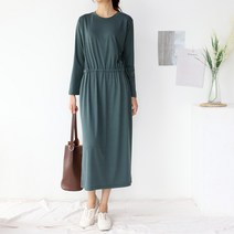 팡팡샵 T 긴 심플 스트링 임산부 원피스